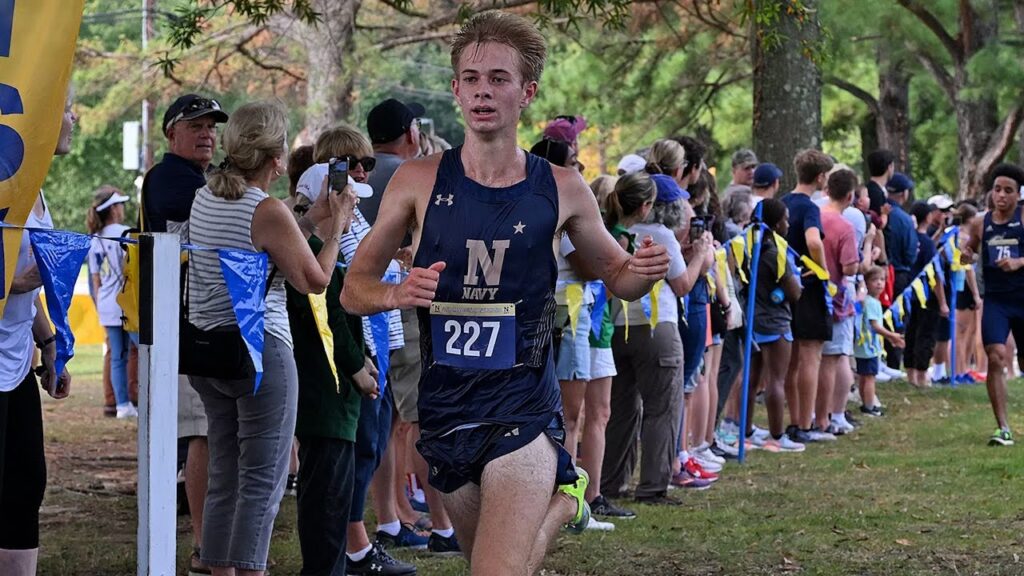 navy sports magazine luke nester cross country vs army