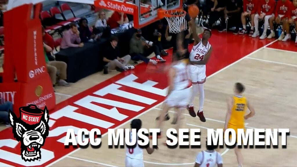 nc states ernest ross with an emphatic denial acc must see moment