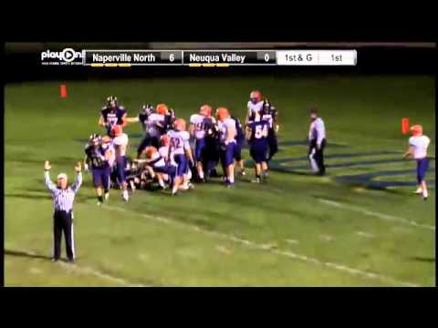 neuqua valley rb joey rhattigan 2 yard td run
