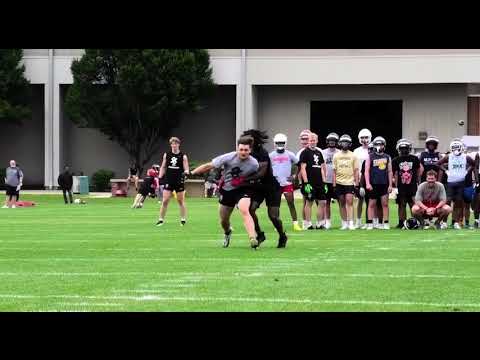 ohio state football camp highlight 24 recruit te daniel evert with a ridiculous catch