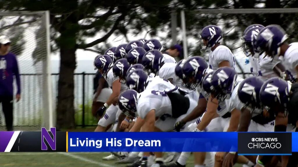 one armed running back albert kunickis living his dream for northwestern wildcats