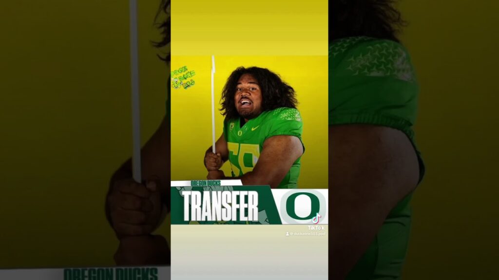 oregon true freshman dl tevita pomee has entered the transfer portal