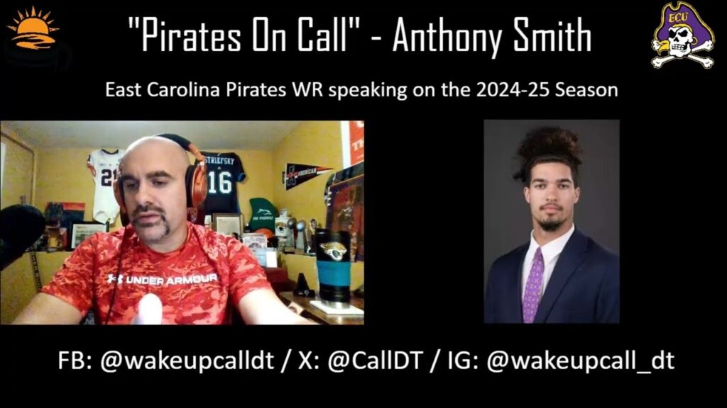 pirates on call ep3 ecu pirates wr anthony smith