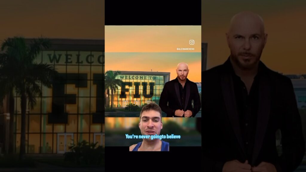pitbull takes over fiu football stadium