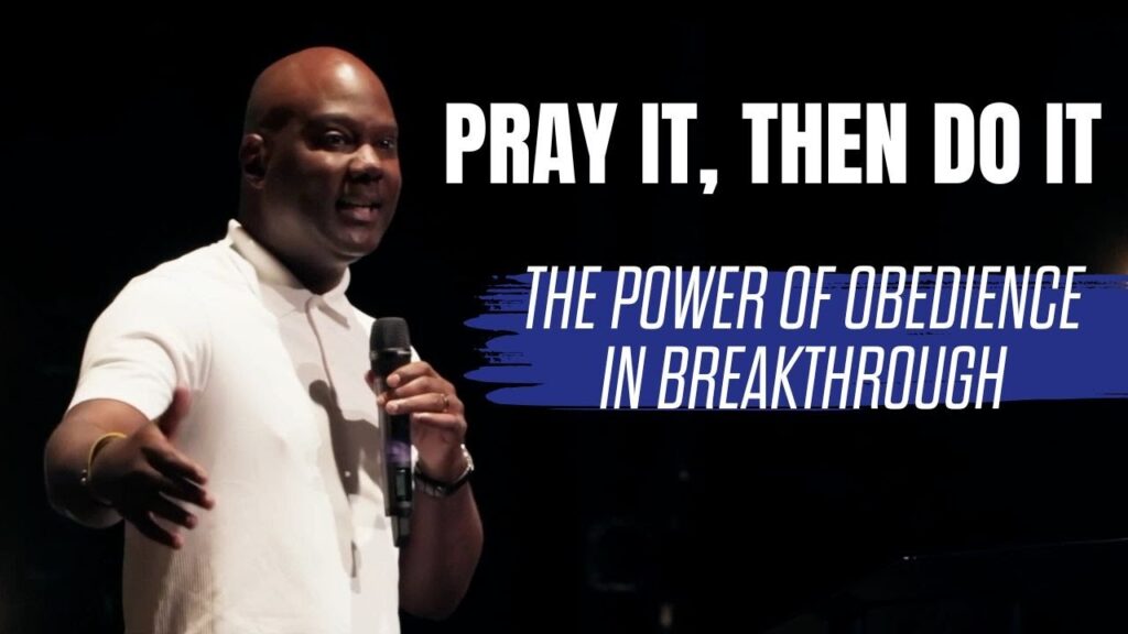 pray it then do it the power of obedience in breakthrough pastor shino prater every nation nyc
