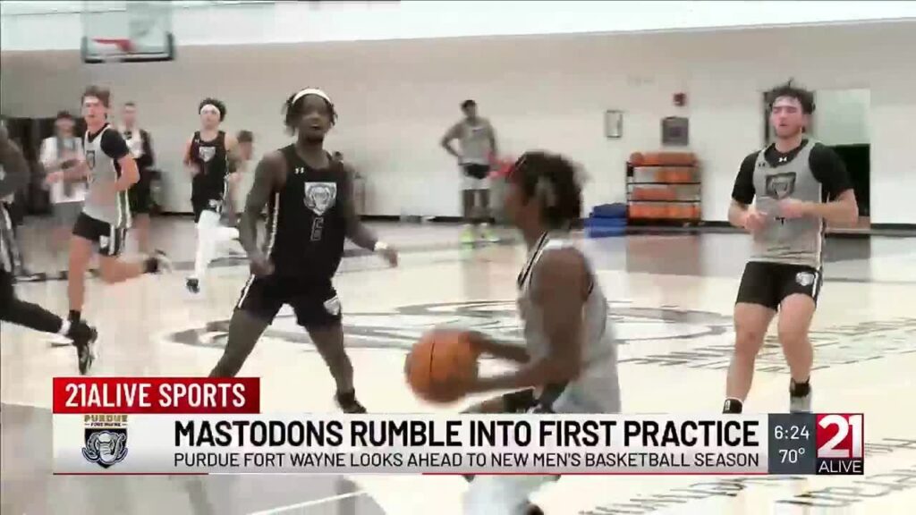 purdue fort wayne holds first mens basketball practice ahead of the 2024 25 season