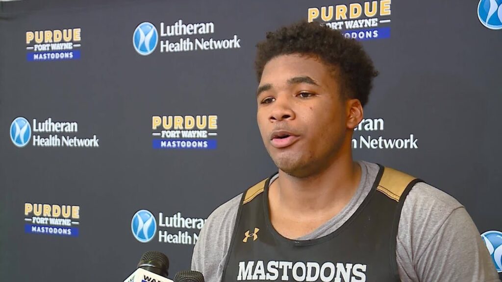 purdue fort wayne mens basketballs jonathan dejurnett full practice interview 9 26 2023
