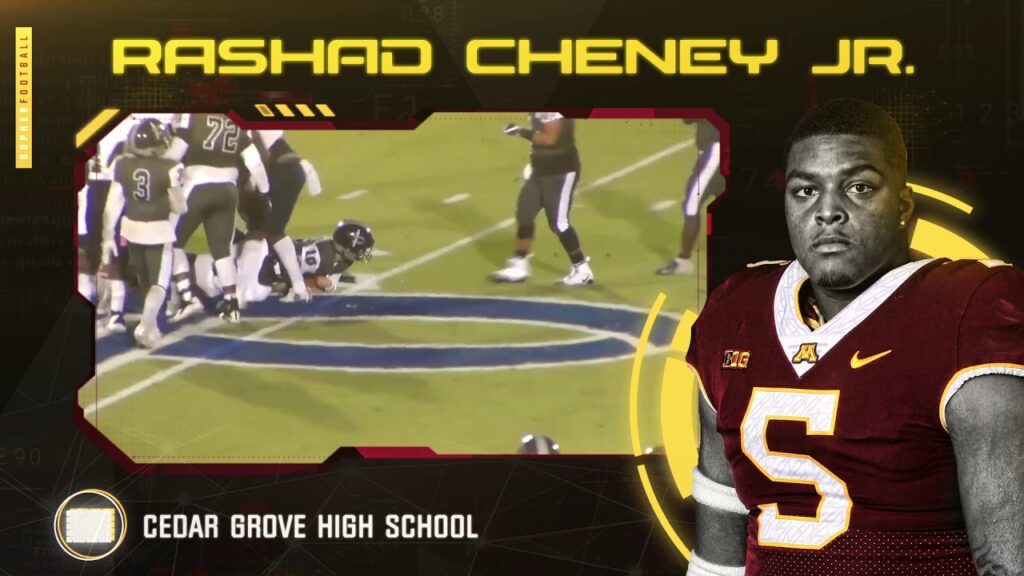 rashad cheney jr rowpher19 highlights gopher football signing day