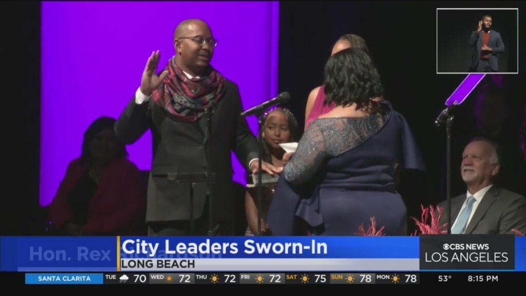 rex richardson sworn in as mayor of long beach