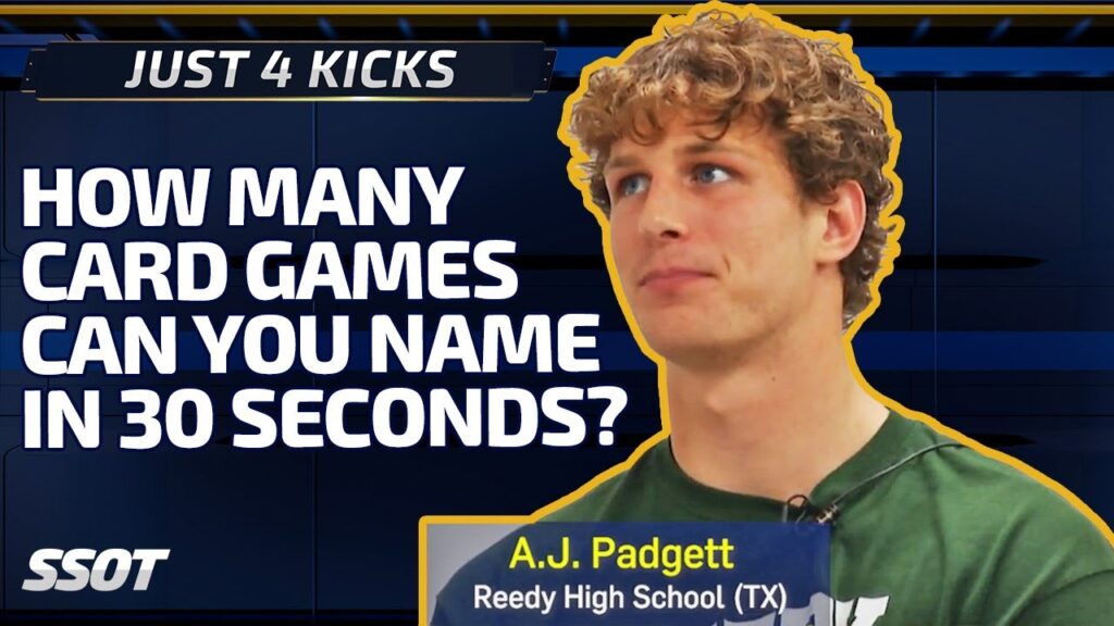 rice commit a j padgett puts his card game knowledge to the test