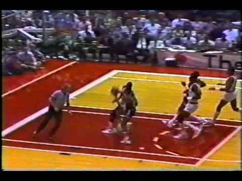 rickey green flying down the court vs houston