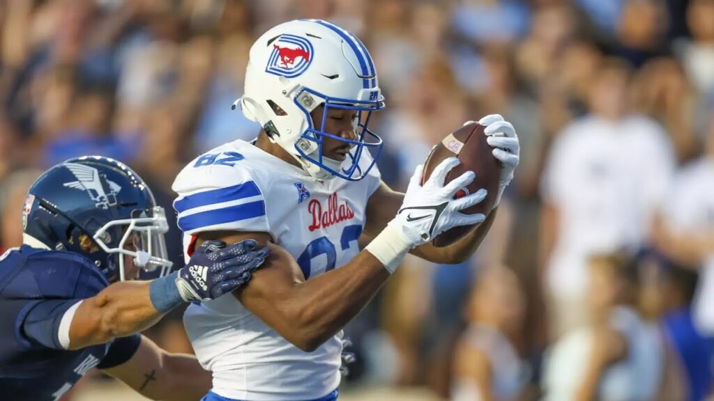 rj maryland highlights vs nevada 160 yards elite te from smu