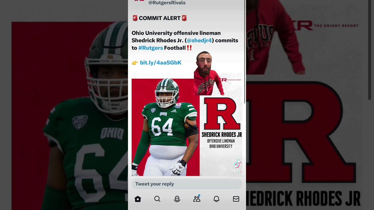 Shedrick Rhodes Jr. - Rutgers NIL Deals, Net Worth, Player Information