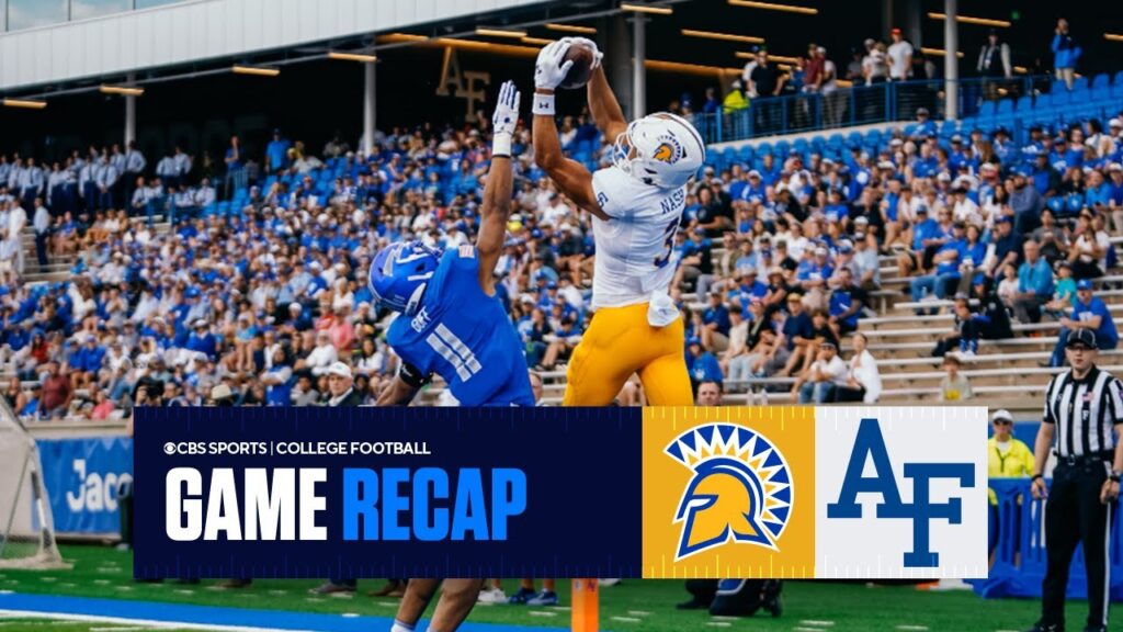 san jose state gets first road win over air force since 2019 game highlights