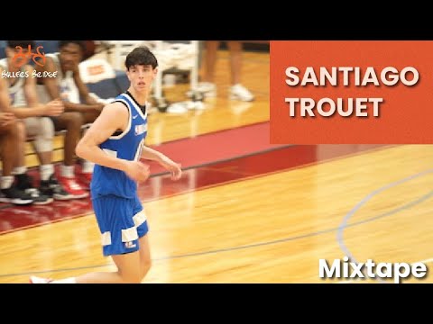 santiago trouet making some tough moves in nba academy games