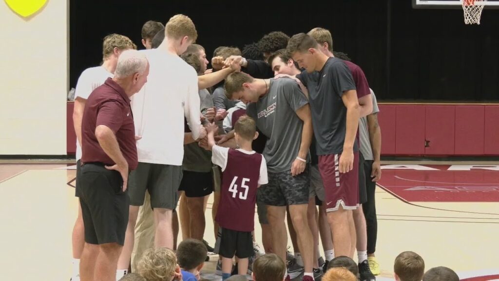 seth walsh age 7 and a cancer survivor signs on with bellarmine hoops