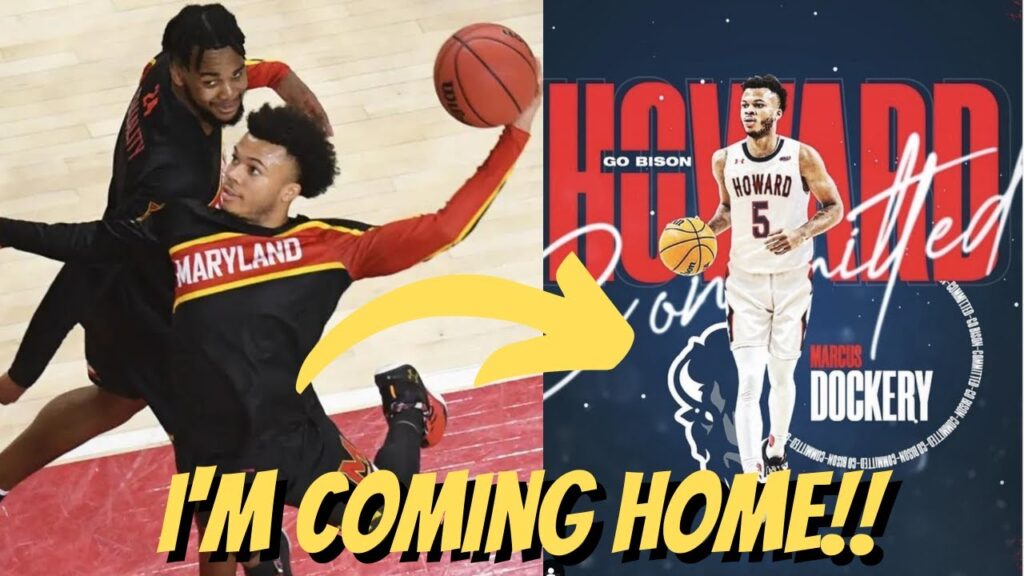 sharp shooter marcus dockery transfers from maryland to howard university