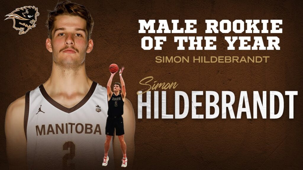 simon hildebrandt male rookie of the year brown gold 2023