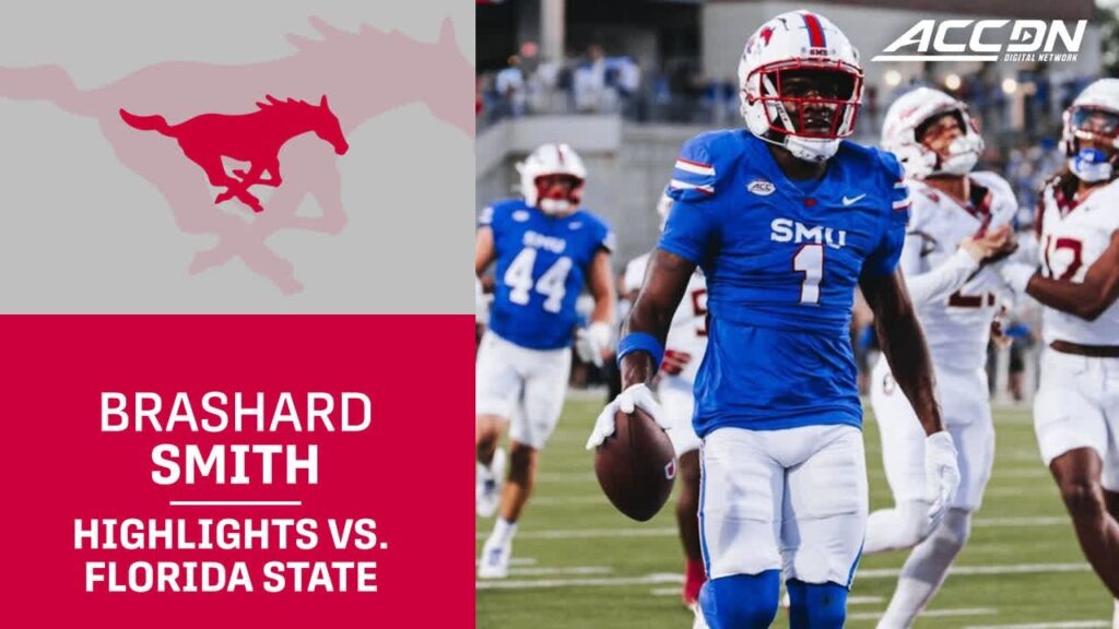 smu rb brashard smith goes off for 179 all purpose yards