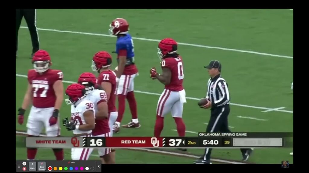 sooners freshman dl jayden jackson has a lot of spring buzz and here he shows why