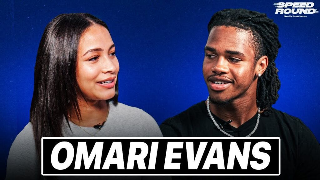 speed round get to know psu wide receiver omari evans
