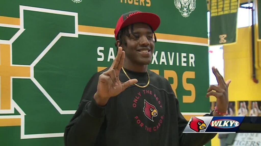 st x defensive lineman micah carter signs with uofl football