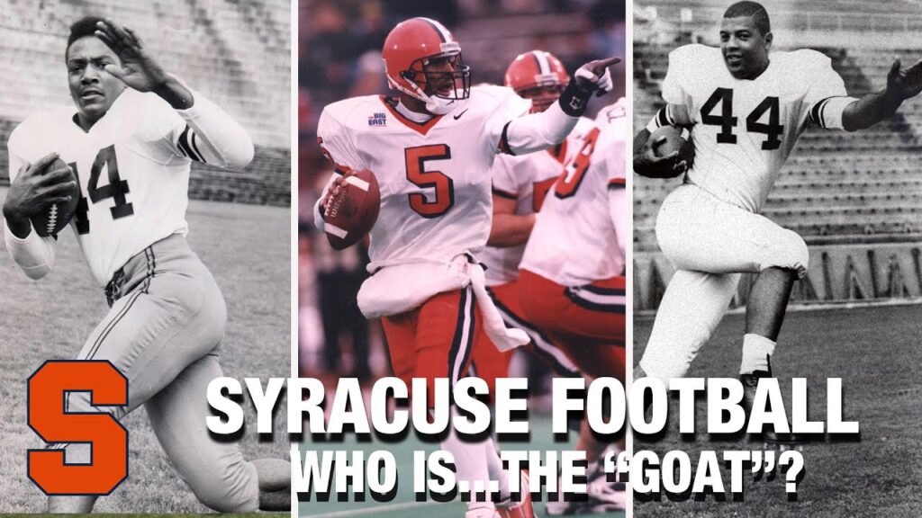 syracuse orange football who is the goat