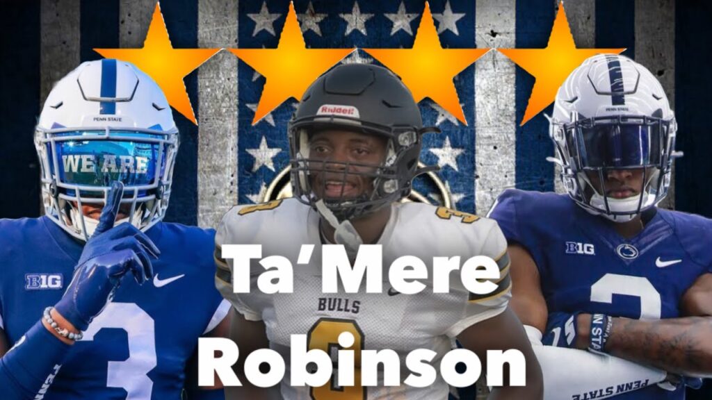 tamere robinson highlights reaction penn state football recruiting