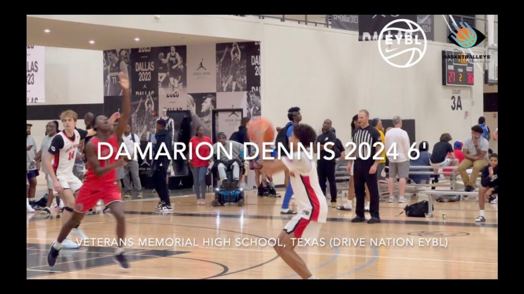 tamu cc commit damarion dennis 2024 6 veterans memorial high school texas drive nation eybl