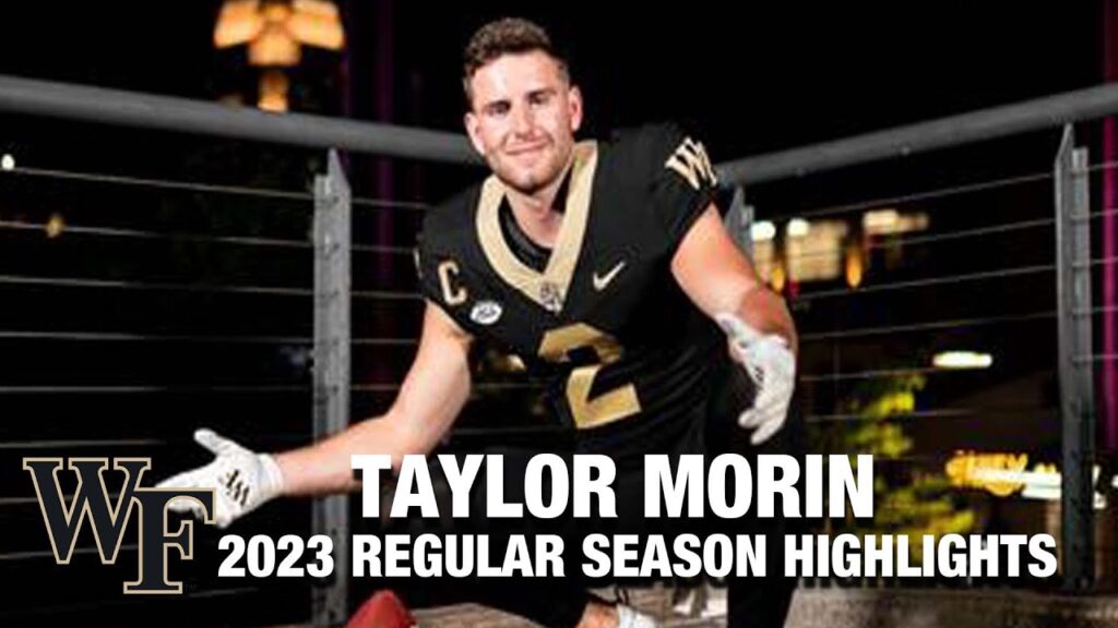 taylor morin 2023 regular season highlights wake forest wr