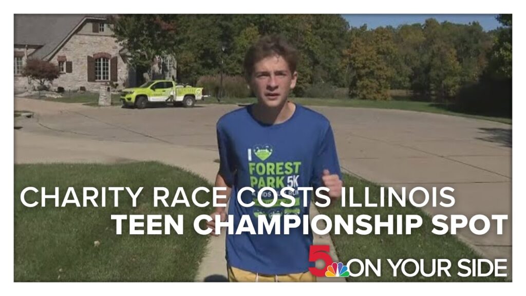 teen runner banned from illinois high school championships over charity participation
