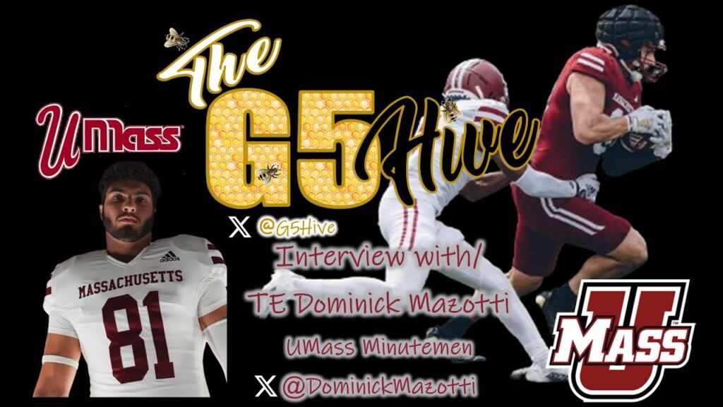 the g5 hive episode 40 interview with umass tight end dominick mazotti
