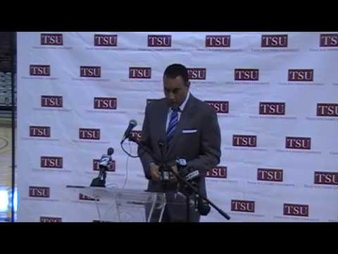 the introduction of johnny jones the new mbb coach of the texas southern tigers