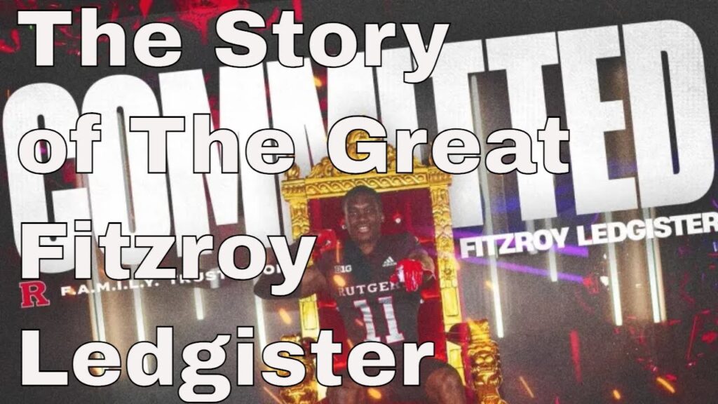 the story of the great fitzroy ledgister wr speedster signed with rutgers has run 10 30 in 100m