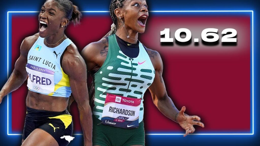 the ultimate track and field final shacarri richardson vs julien alfred