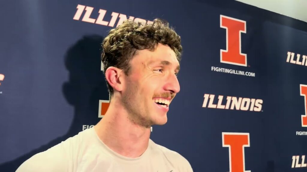 training camp illini wr alexander capka jones