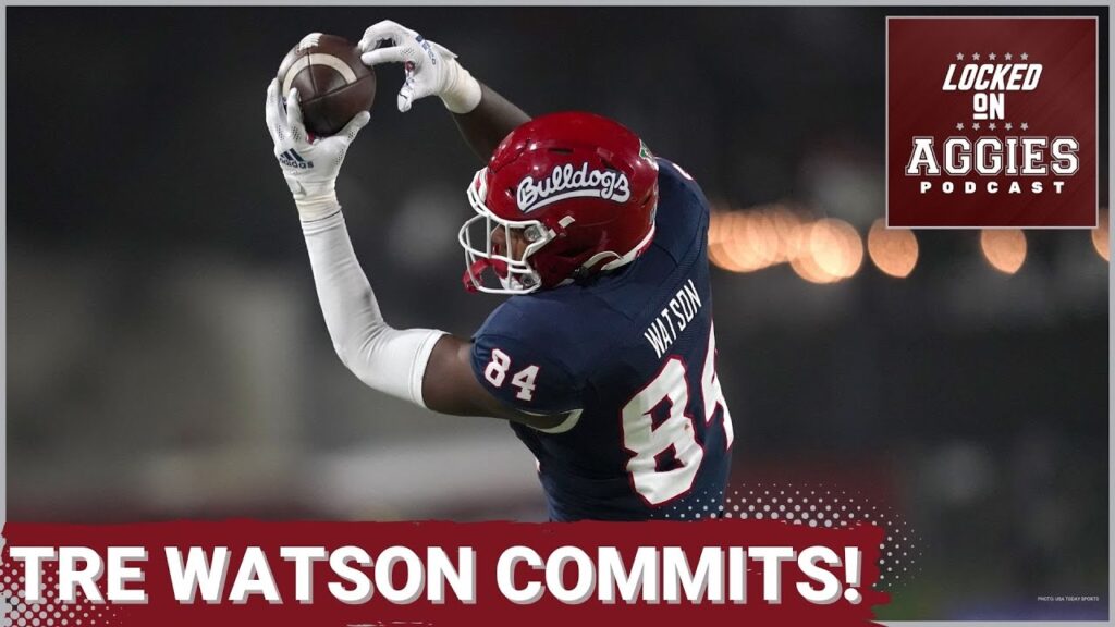 tre watson committing to texas am makes the tight end room deep texas am football podcast