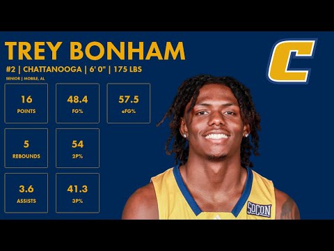 trey bonham chattanooga 2023 24 transfer portal highlights