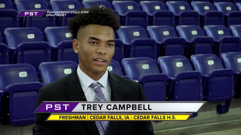 trey campbell uni basketball 22 23 freshman guard