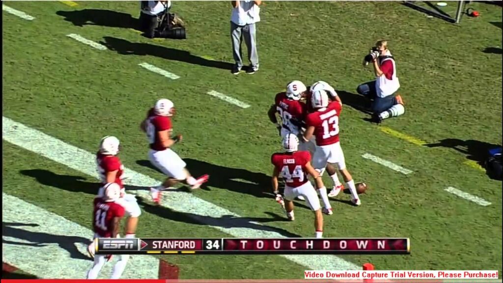 ty montgomery 50 yard punt return stanford vs oregon state