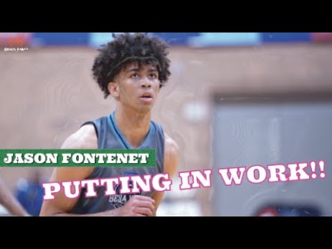 uc santa barbara commit jason fontenet putting in work in the grind session