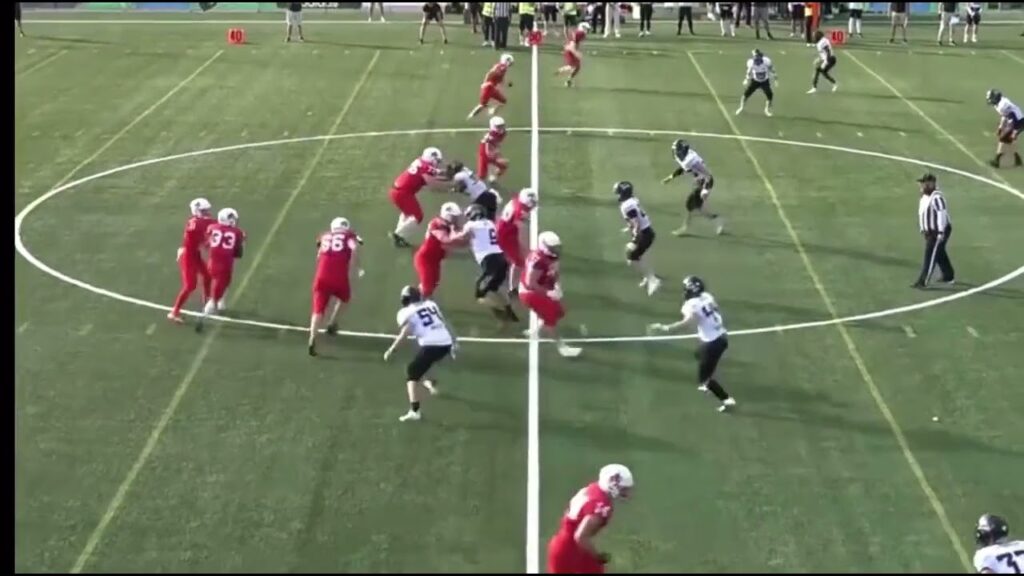 uconn commit oliver lundberg coleman hurdles the defender