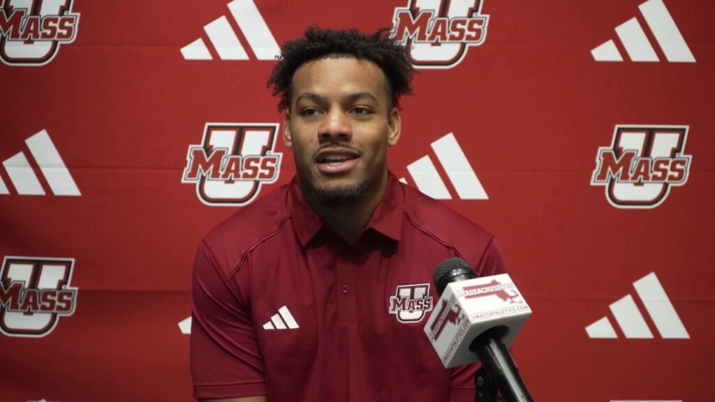 umass fb jalen stewart monday press conference 09 30 24