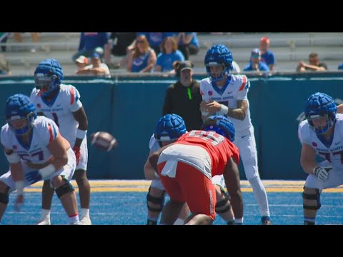 usc transfer malachi nelson shines in boise state spring game