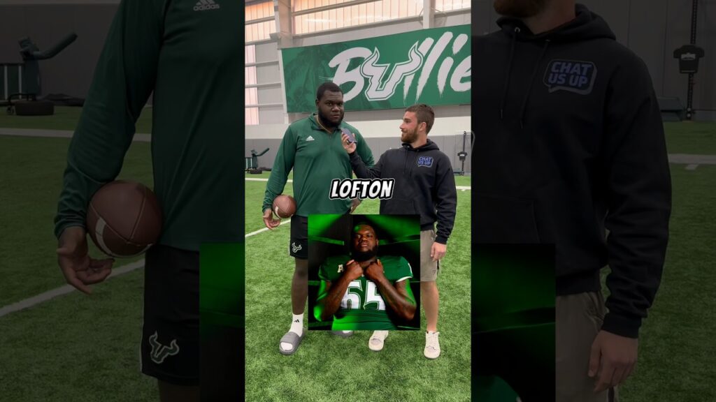 usf center mike lofton has got hands espn collegefootball usf usffootball