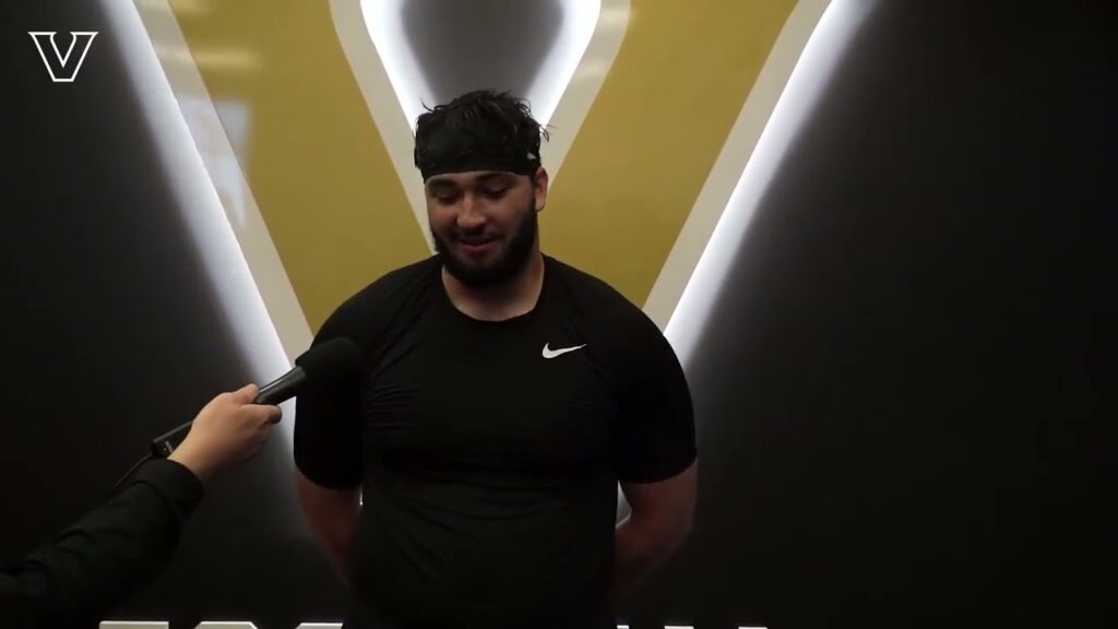 vandy football bradley mann interview spring practice