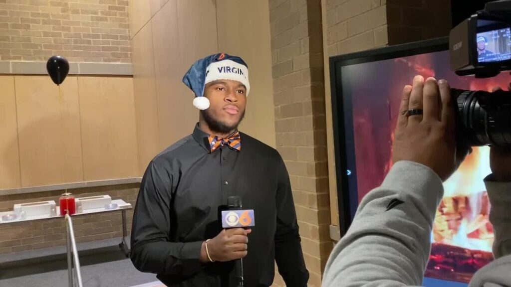 virginia football recruit miles greene after signinf his nli