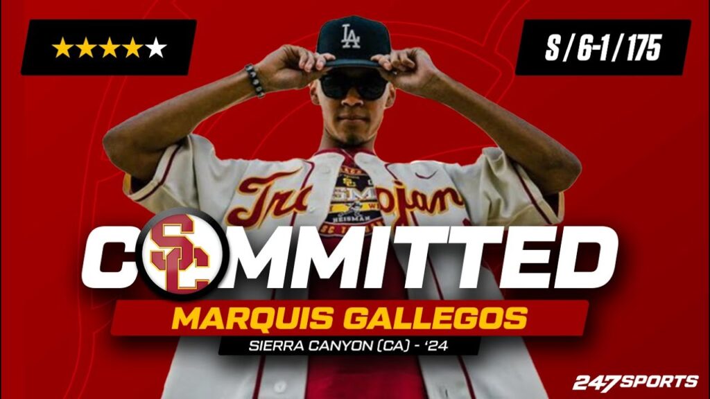 watch 4 star s marquis gallegos announces commitment to usc live on 247sports