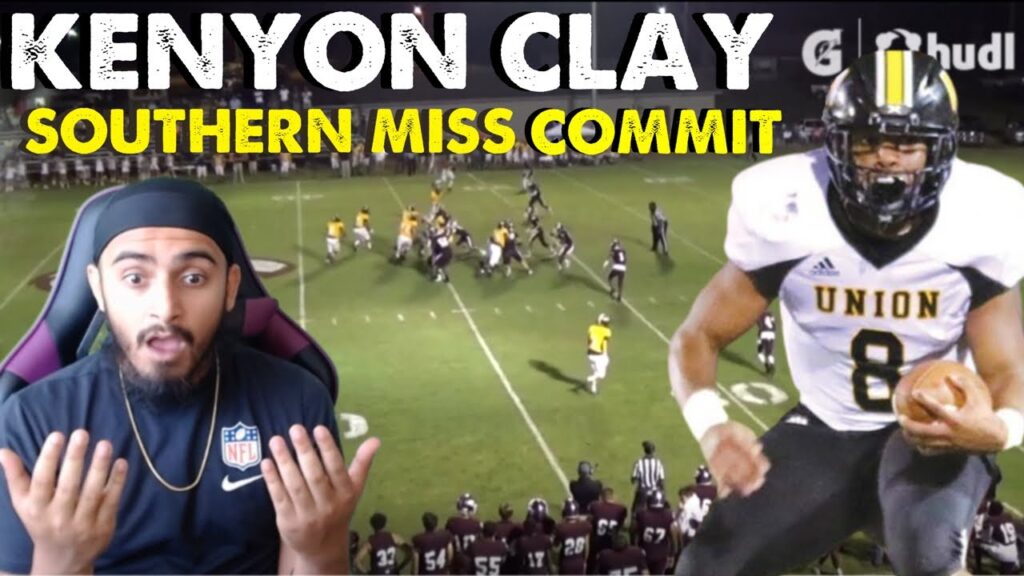 we fight for extra yards on this side reacting to kenyon clay rb qb junior season highlights