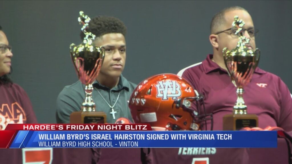 william byrds israel hairston signed with virginia tech